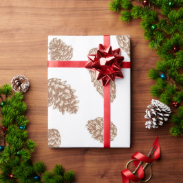 Kerstmis met een kloonpatroon cadeaupapier