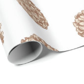 Kerstmis met een kloonpatroon cadeaupapier (Rol Hoek)