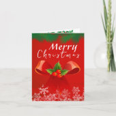 Kerstmis met een leraar kaart (Voorkant)