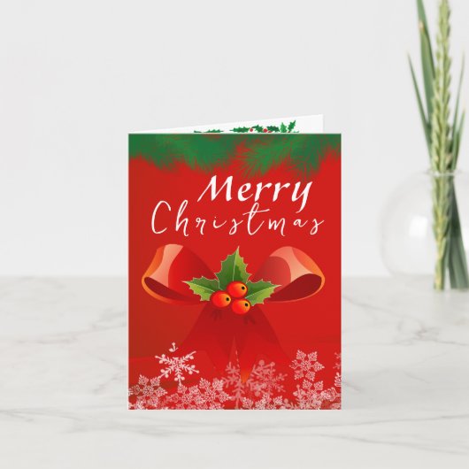 Kerstmis met een leraar kaart (Voorkant)