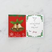 Kerstmis met een leraar kaart (Binnen)