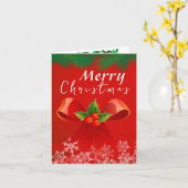 Kerstmis met een leraar kaart (Gele Bloem)