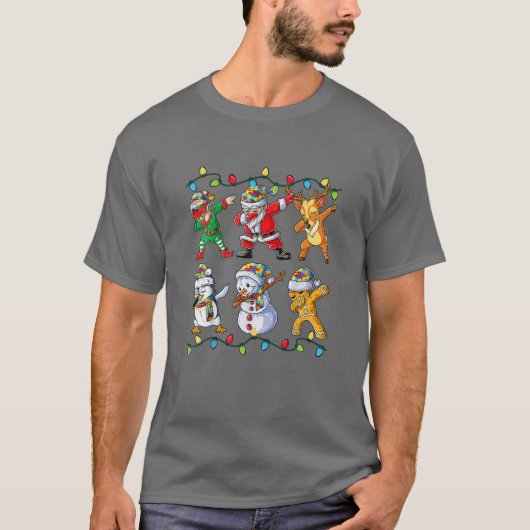 Kerstmis met een lomp als kerstkerstkerstkerstkers t-shirt (Voorkant)
