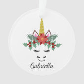 Kerstmis met een oelashes-ornament ornament (voorkant)