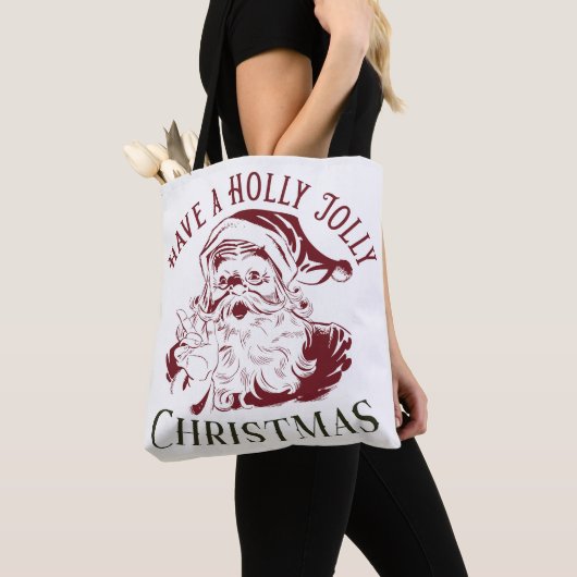 Kerstmis met een Oude Kerstsfeer Tote Bag (Dichtbij)