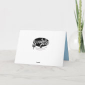 Kerstmis met een paardendromer feestdagen kaart (Achterkant)