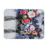 Kerstmis met een prettige kerstvriendjes - Fun Magneet (Horizontaal)