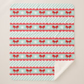 Kerstmis met een roodbaars sherpa deken (Voorkant)