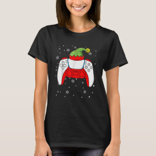 Kerstmis met Elf Gamer Controller jongens Kinder N T-shirt