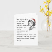 Kerstmis met familie kaart (Gele Bloem)
