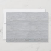 Kerstmis met familiefoto bij rustige dennenboom feestdagenkaart (Achterkant)