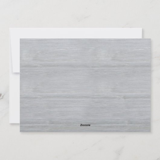 Kerstmis met familiefoto bij rustige dennenboom feestdagenkaart (Achterkant)