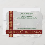 Kerstmis met Fancy kerstbeknibbeling Feestdagenkaart (Achterkant)