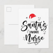 Kerstmis met favoriete zuster aankondigingskaart (Voorkant / Achterkant)