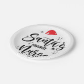 Kerstmis met favoriete zuster papieren bordje (Gekanteld)