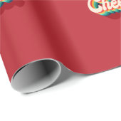 Kerstmis met feestdag cadeaupapier (Rol Hoek)