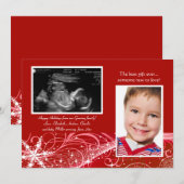 Kerstmis met feestdag feestdagenkaart (Voorkant / Achterkant)