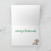 Kerstmis met feestdag Kaart (Binnen)