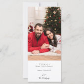 Kerstmis met feestdag Multi Photo Retro Filmstrip (Achterkant)