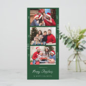 Kerstmis met feestdag Multi Photo Retro Filmstrip (Staand voorkant)