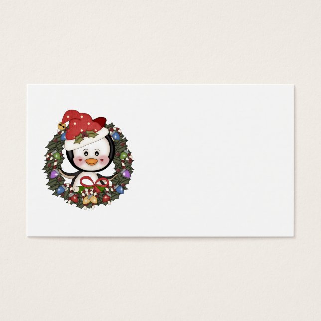 Kerstmis met feestdag visitekaartjes (Voorkant)