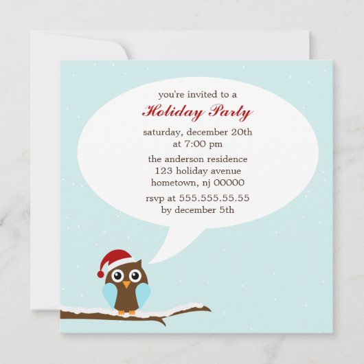 Kerstmis met feestdagen kaart (Voorkant)