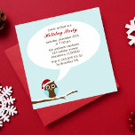 Kerstmis met feestdagen kaart<br><div class="desc">Uitnodigingen voor kerstfeestdagen.</div>