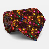 Kerstmis met feestdagen stropdas (Opgerold)
