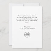 Kerstmis met feestelijke feestelijke feestdag feestdagenkaart (Achterkant)