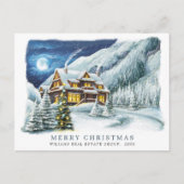 Kerstmis met feestelijke feestelijke feestdag feestdagenkaart (Voorkant)