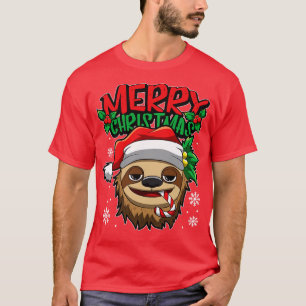 Kerstmis met fijne kerstdieren lui t-shirt