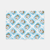 Kerstmis met Fleece Blanket Deken (Voorkant (Horizontaal))