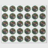 Kerstmis met foto aangepast cadeaupapier (Vlak)