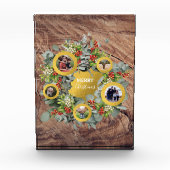 Kerstmis met foto collage Holiday Foto Block (Voorkant)