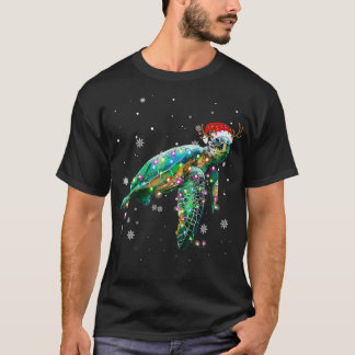 Kerstmis met Funny Santa Hat Merry Kerstmis 2 T-shirt