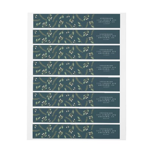 Kerstmis met gebankelde kerst (Vel)