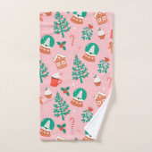 Kerstmis met gemberkoek  bad handdoek (Handdoek)