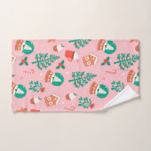 Kerstmis met gemberkoek  bad handdoek (Handdoek)