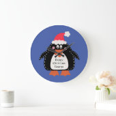 Kerstmis met gepersonaliseerd juf grote klok (Huis)