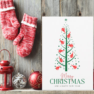 Kerstmis met gevechtsvliegtuigen, minimalistische  feestdagenkaart