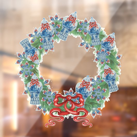 Kerstmis met Ginger Jars Raamsticker (Vel 2)