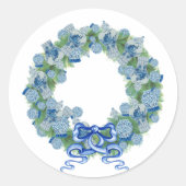 Kerstmis met Ginger Jars Ronde Sticker (Voorkant)