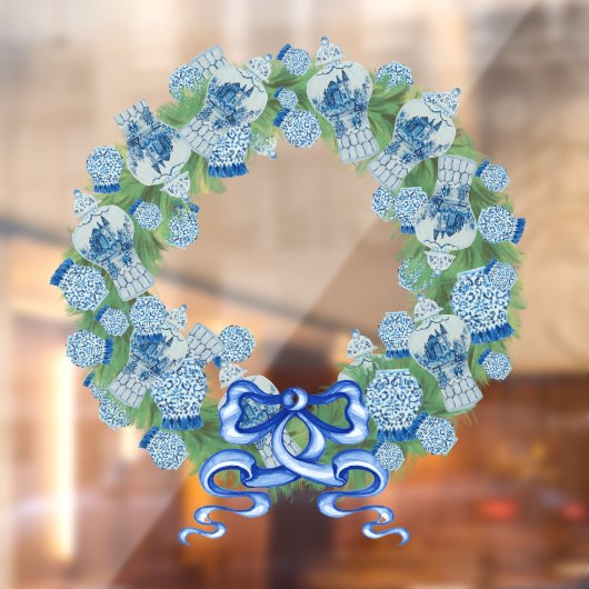 Kerstmis met Ginger Jars Window Cling Raamsticker (Vel 2)