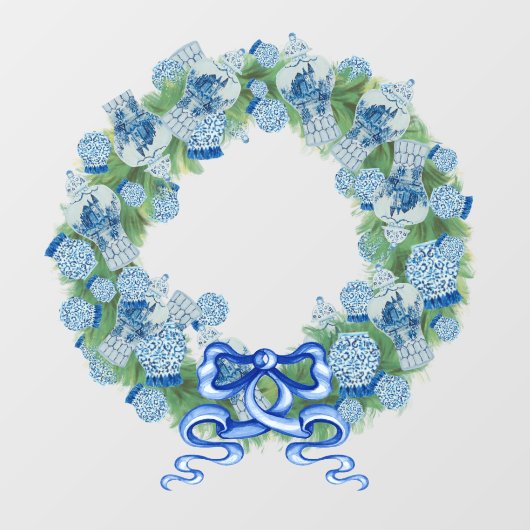 Kerstmis met Ginger Jars Window Cling Raamsticker (Vel)