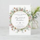 Kerstmis met Gold Couples — Shower Kaart (Staand voorkant)