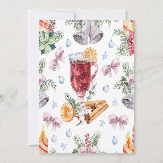 Kerstmis met Gold Couples — Shower Kaart (Achterkant)