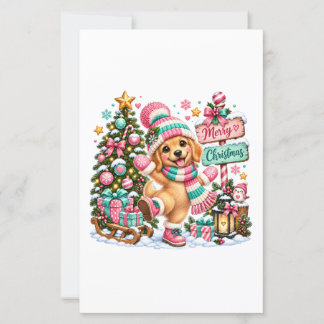 Kerstmis met Golden Retriever