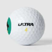 Kerstmis met Golf Balls Golfballen (Logo)