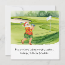 Kerstmis met golfbal en tee met lint