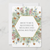 Kerstmis met goudgeometrisch Vrijgezellenfeest Kaart (Achterkant)